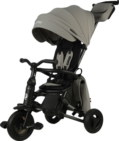 Изображение товара Трехколесный велосипед с ручкой QPlay Sprinter Sl / S700-17 (серый/графитовый)