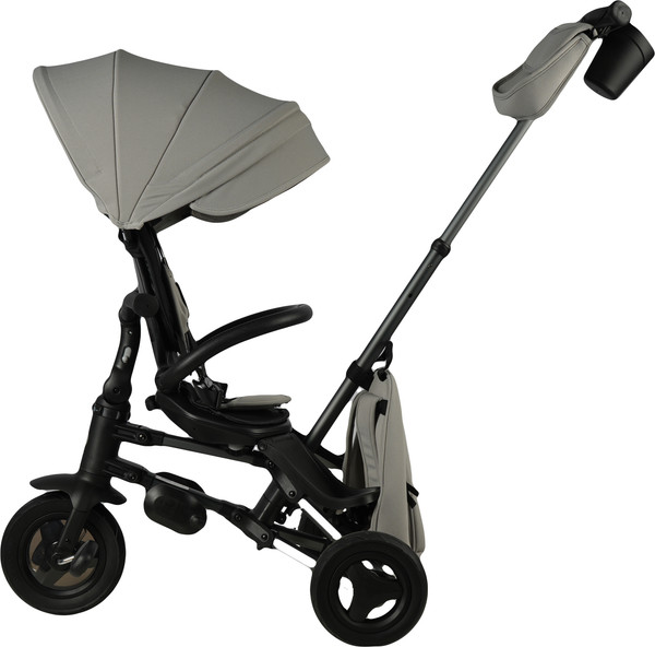 Изображение товара Трехколесный велосипед с ручкой QPlay Sprinter Sl / S700-17 (серый/графитовый)