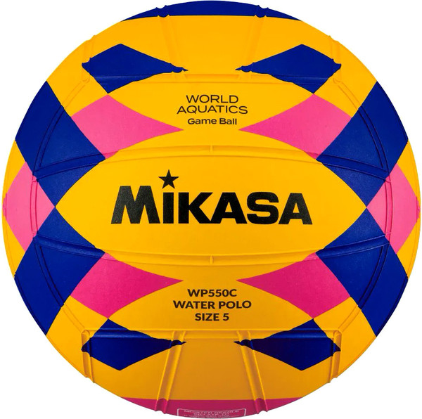 Изображение товара Мяч для водного поло Mikasa WP550C (р.5, желтый/синий/розовый)