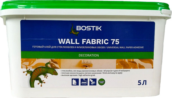 Изображение товара Клей для обоев Bostik 75 для стеклообоев (5л)