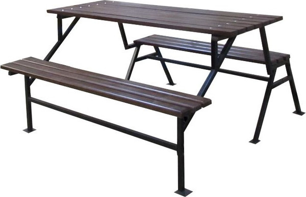 Изображение товара Скамья-стол садовая Поставымебель ССТ-01 (полисандр)