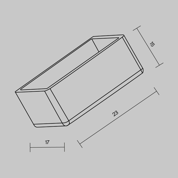 Изображение товара Комплект заглушек профиля для шинопровода Maytoni O-TR001-SEC