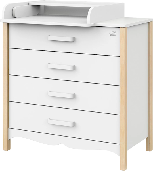 Изображение товара Комод пеленальный Sweet Baby Maestro (белый/натуральный)
