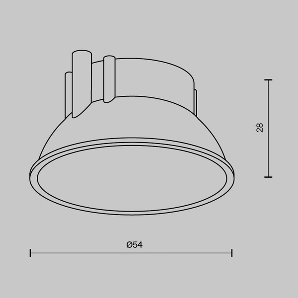Изображение товара Рефлектор для светильника Maytoni Alfa Led Ring8-10W-RD-W