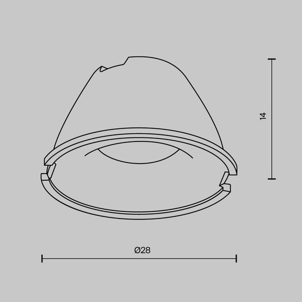 Изображение товара Линза для светильника Maytoni Alfa Led LensD28-24