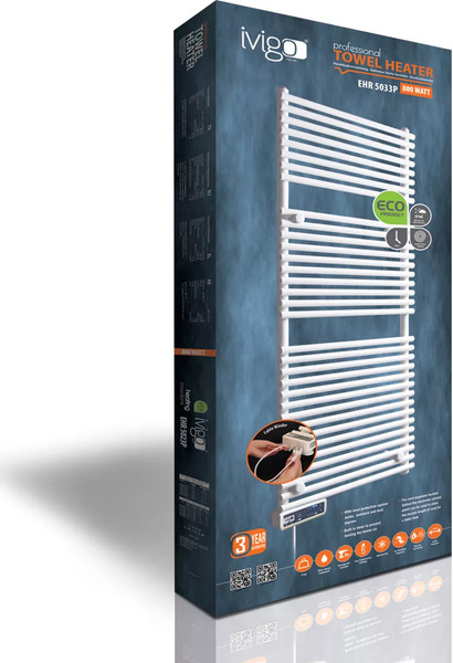 Изображение товара Полотенцесушитель электрический Ivigo EHR 5033 PRO 800Вт / 92323305120102 (белый)