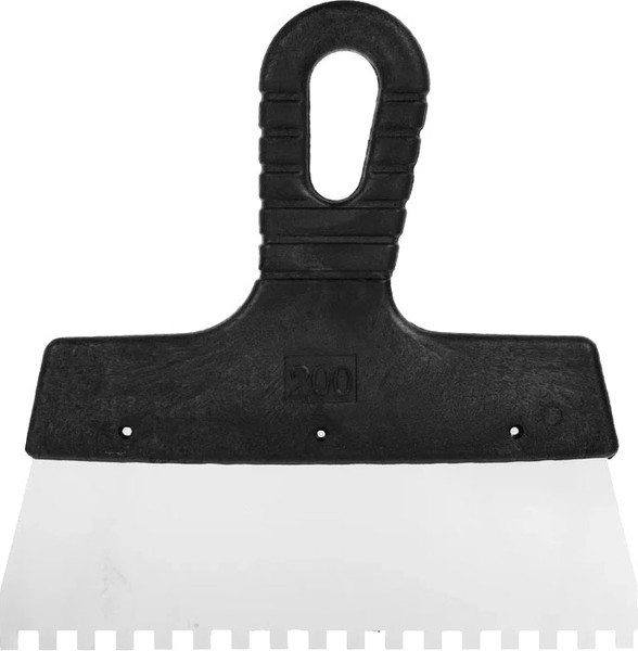 Изображение товара Шпатель Korvus Малярный зубчатый 200мм (зуб 6x6мм)