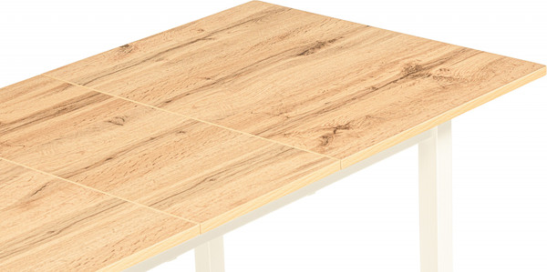 Изображение товара Обеденный стол Woodville Аркон 110/130x68x75 (дуб вотан/белый)