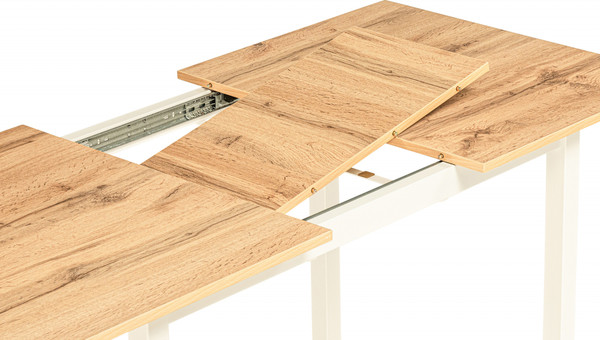 Изображение товара Обеденный стол Woodville Аркон 110/130x68x75 (дуб вотан/белый)