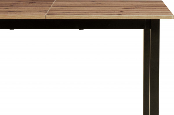 Изображение товара Обеденный стол Woodville Аркон 110/130x68x75 (дуб вотан/черный)