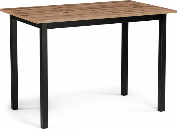 Изображение товара Обеденный стол Woodville Аркон 110/130x68x75 (дуб вотан/черный)