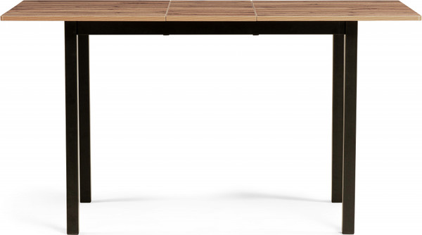 Изображение товара Обеденный стол Woodville Аркон 110/130x68x75 (дуб вотан/черный)