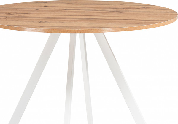 Изображение товара Обеденный стол Woodville Баргел 90x90x75 (дуб вотан/белый)