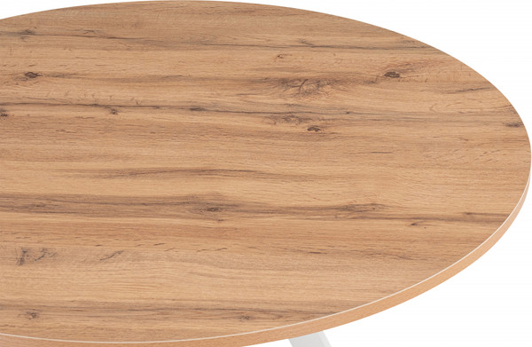 Изображение товара Обеденный стол Woodville Баргел 90x90x75 (дуб вотан/белый)