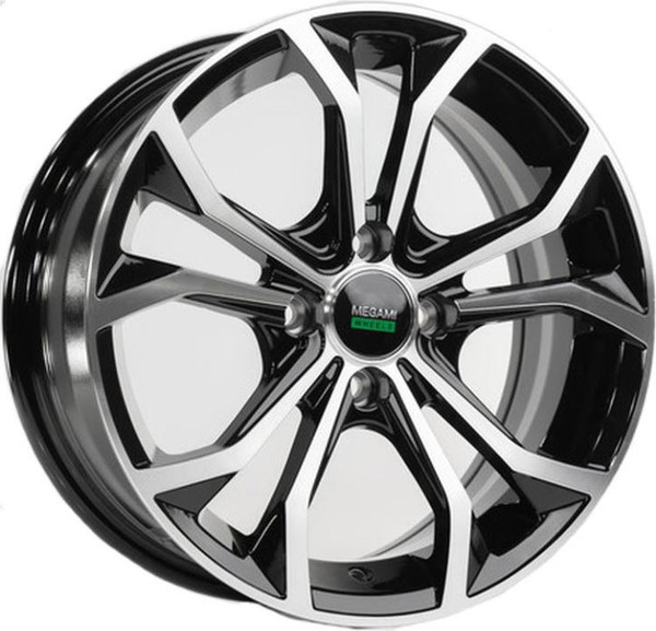 Изображение товара Литой диск Megami MGM-33 15x6.5" 4x100мм DIA 60.1мм ET 40мм BKF