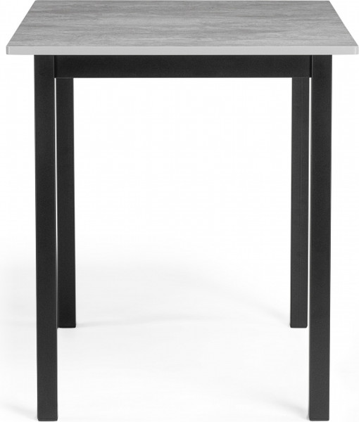 Изображение товара Обеденный стол Woodville Аркон 110/130х68х75 (бетон/черный)