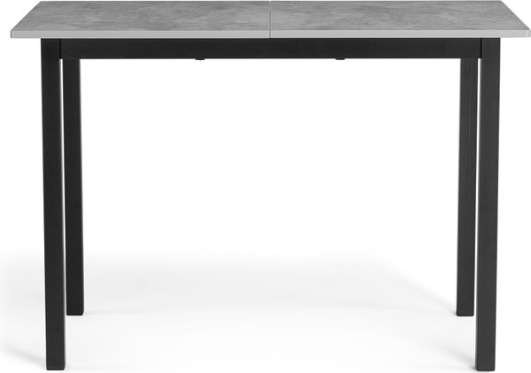 Изображение товара Обеденный стол Woodville Аркон 110/130х68х75 (бетон/черный)