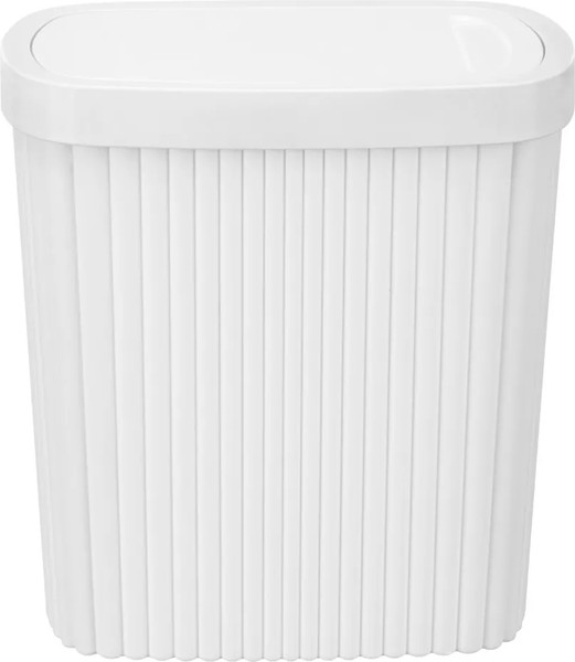 Изображение товара Контейнер для мусора Econova Velvet 435204416 (белый)