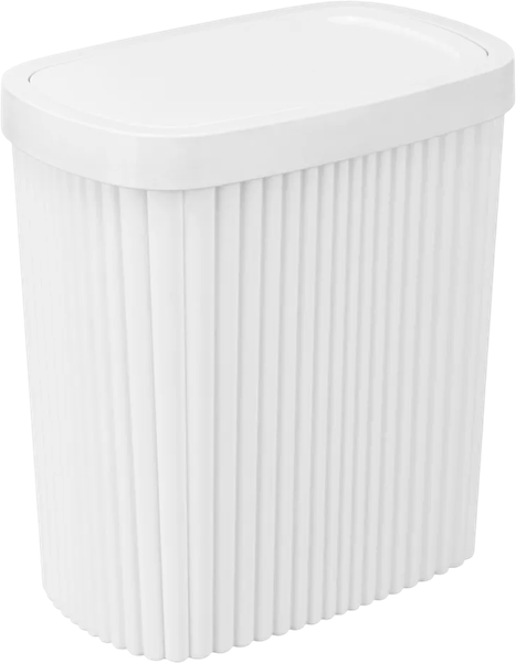 Изображение товара Контейнер для мусора Econova Velvet 435204416 (белый)