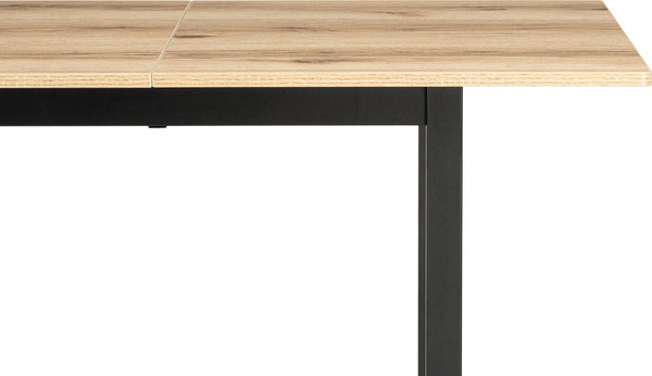 Изображение товара Обеденный стол Woodville Аркон 110/130x68х75 (делано/черный)