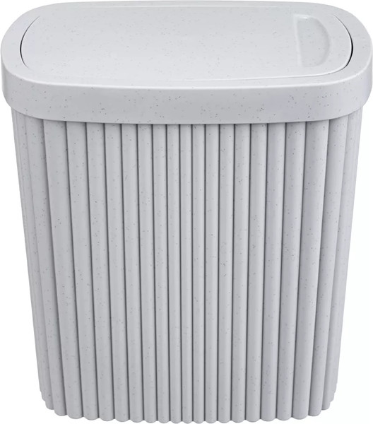 Изображение товара Контейнер для мусора Econova Velvet 435204438 (светло-серый флэк)