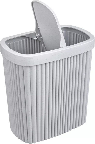 Изображение товара Контейнер для мусора Econova Velvet 435204438 (светло-серый флэк)