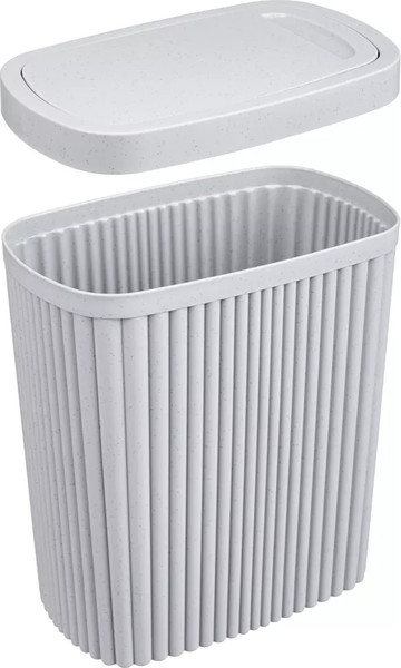 Изображение товара Контейнер для мусора Econova Velvet 435204438 (светло-серый флэк)