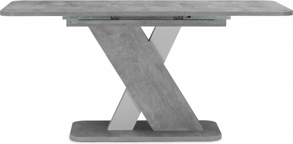 Изображение товара Обеденный стол Woodville Аврора (цемент светлый/белый)