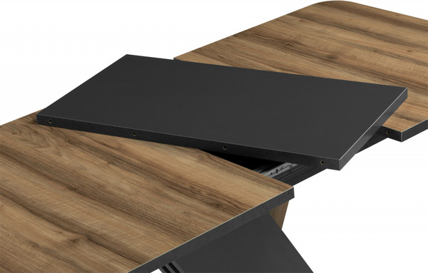 Изображение товара Обеденный стол Woodville Аврора (авелано/графит)