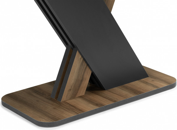 Изображение товара Обеденный стол Woodville Аврора (авелано/графит)