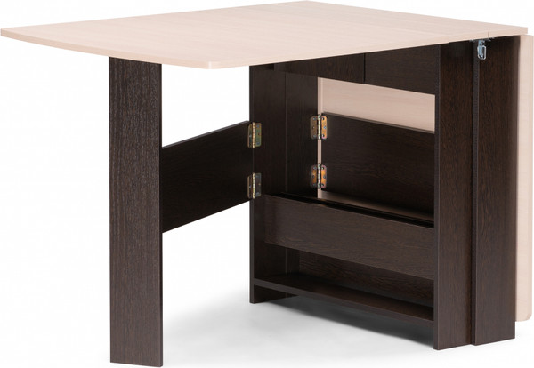 Изображение товара Стол-книга Woodville Клотилд (венге/дуб молочный)