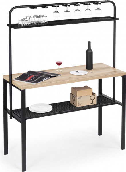 Изображение товара Барный стол Woodville Нари 120х50х171 (делано/черный матовый)