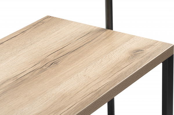 Изображение товара Барный стол Woodville Нари 120х50х171 (делано/черный матовый)