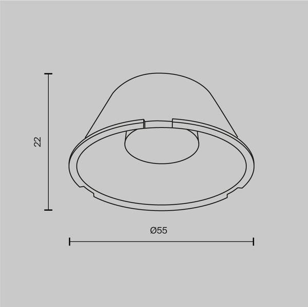 Изображение товара Линза для светильника Maytoni Focus Led LensD60-60