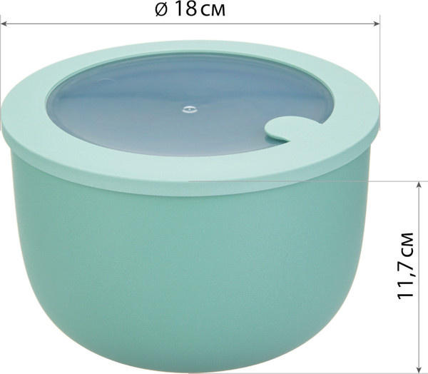 Изображение товара Миска Idea Нео М1325 (фисташковый)