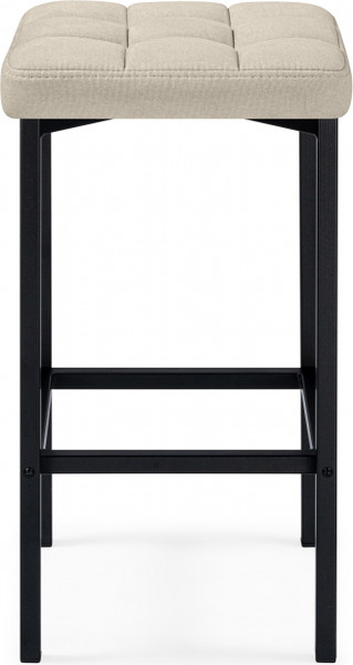 Изображение товара Табурет барный Woodville Лофт (крем/черный матовый)
