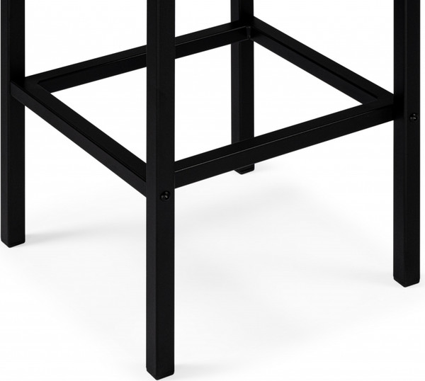 Изображение товара Табурет барный Woodville Лофт (крем/черный матовый)