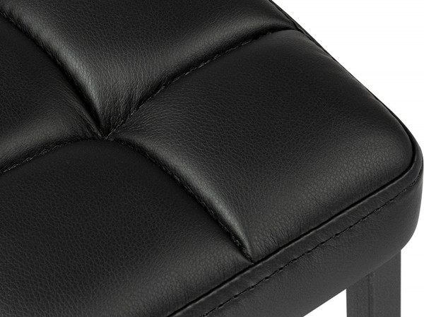 Изображение товара Табурет барный Woodville Лофт (кож.зам. d6/черный матовый)