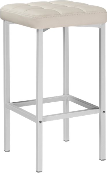 Изображение товара Табурет барный Woodville Лофт (белый/белый матовый)