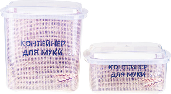 Изображение товара Емкость для хранения Idea Для муки М1183 (прозрачный)