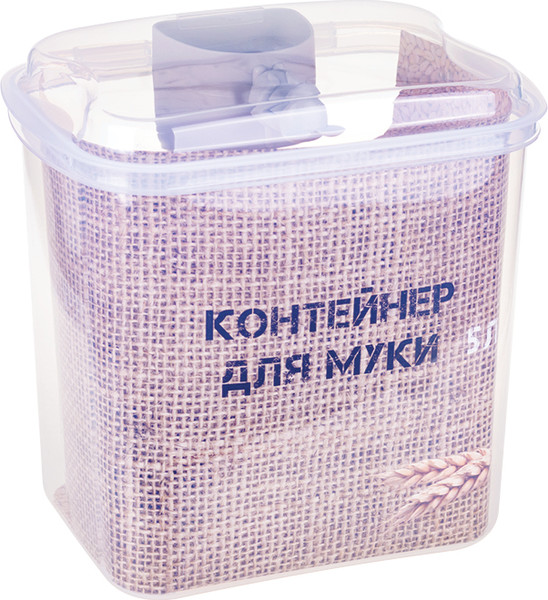 Изображение товара Емкость для хранения Idea Для муки М1183 (прозрачный)