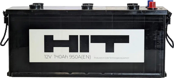 Изображение товара Автомобильный аккумулятор HIT Рус с бортом 950A / 6СТ-140 MAC 120 (140 А/ч)