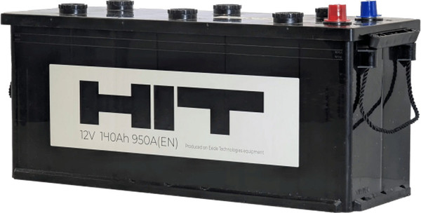 Изображение товара Автомобильный аккумулятор HIT Рус с бортом 950A / 6СТ-140 MAC 120 (140 А/ч)