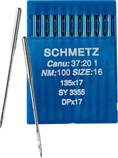 Изображение товара Набор игл для промышленной швейной машины Schmetz DPx17 100 Sch-10 (10шт, универсальный)