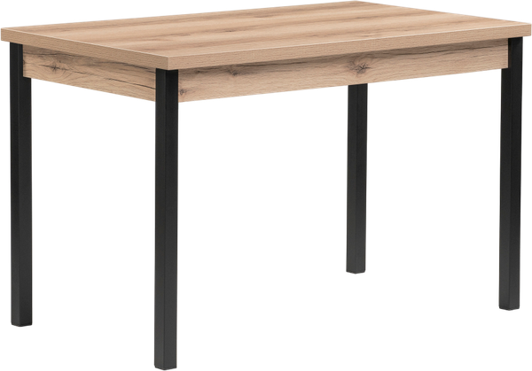 Изображение товара Обеденный стол Woodville Оригон (делано/черный матовый)