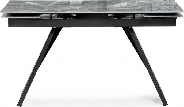 Изображение товара Обеденный стол Woodville Хорсборо 140/200х80х79 (оробико/черный)