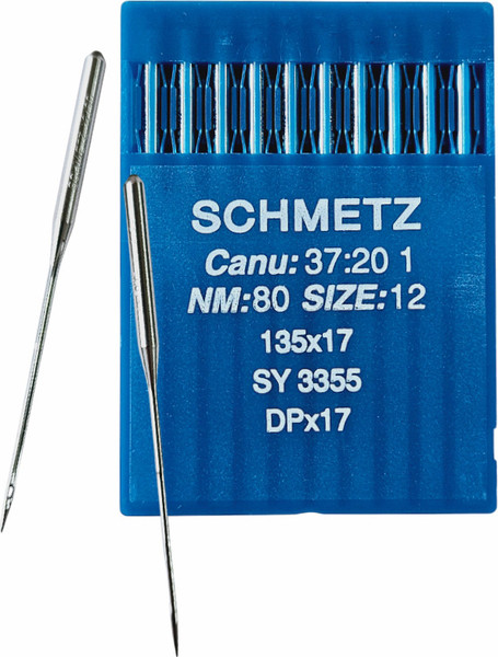 Изображение товара Набор игл для промышленной швейной машины Schmetz DPx17 80 Sch-10 (10шт, универсальные)