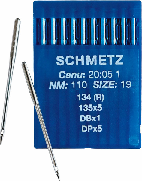 Изображение товара Набор игл для промышленной швейной машины Schmetz DPx5 110 Sch-10 (10шт, универсальные)