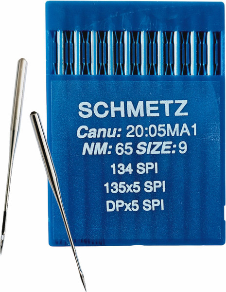 Изображение товара Набор игл для промышленной швейной машины Schmetz DPx5 65 SPI Sch-10 (10шт, для шелка)
