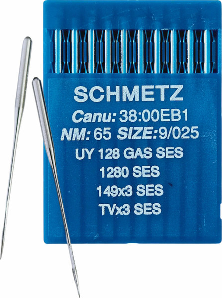 Изображение товара Набор игл для промышленной швейной машины Schmetz UYx128 GAS 65 SES Sch-10 (10шт, для трикотажа)